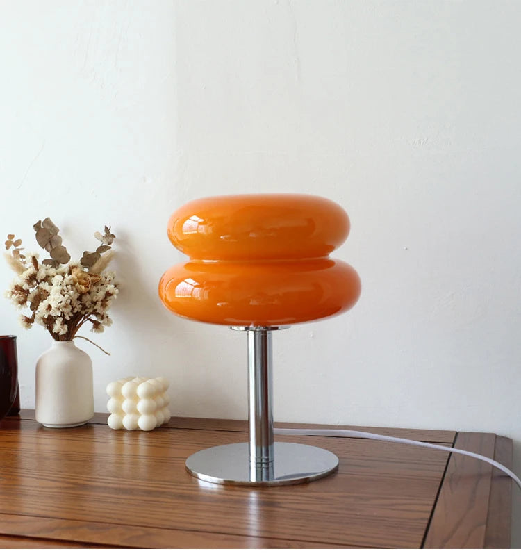 Macaron Trichromatic Glass Lamp
