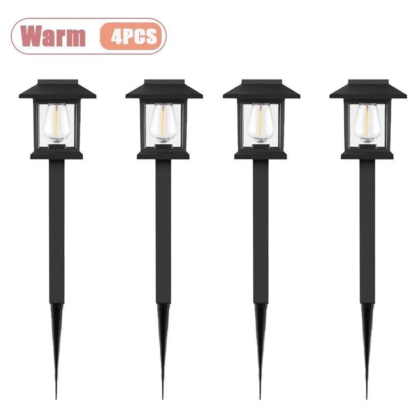 Outdoor Solar LED Ground Stake Light Lawn Lamp