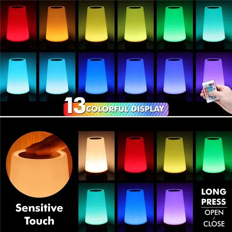 Color Changing Night Light With Remote