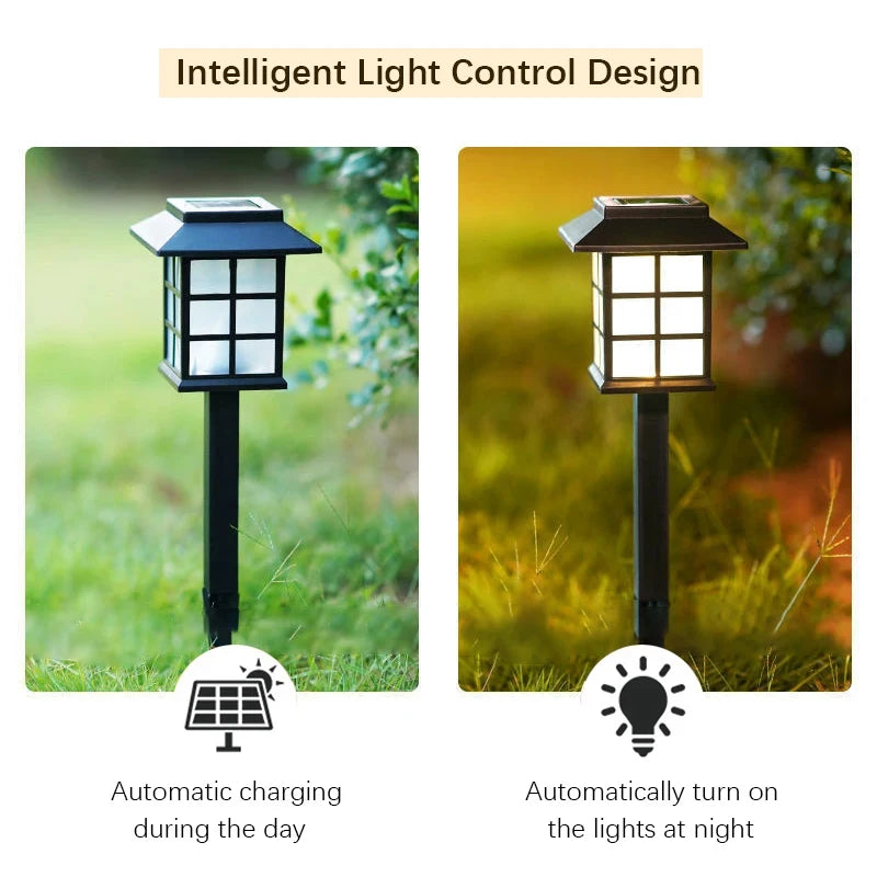 8 Pack Solar Pathway Garden Lights Outdoor Waterproof Landscape