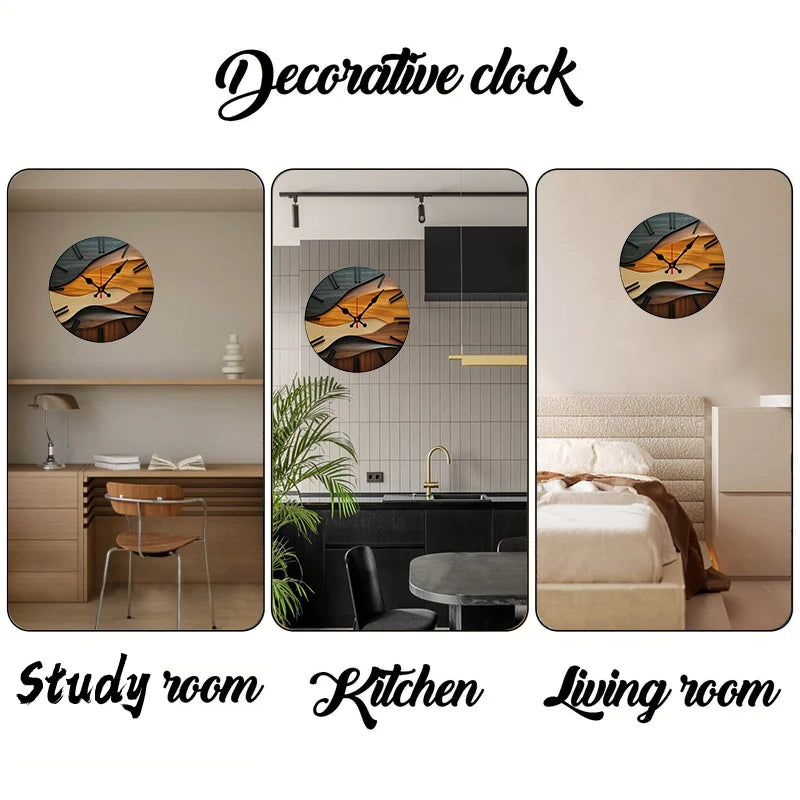 Nordic Wooden Wall Clock