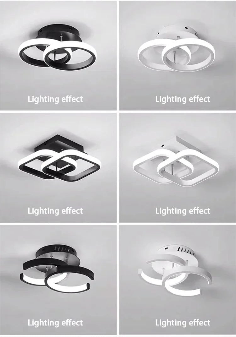 Modern Nordic LED Surface Mounted Ceiling Light