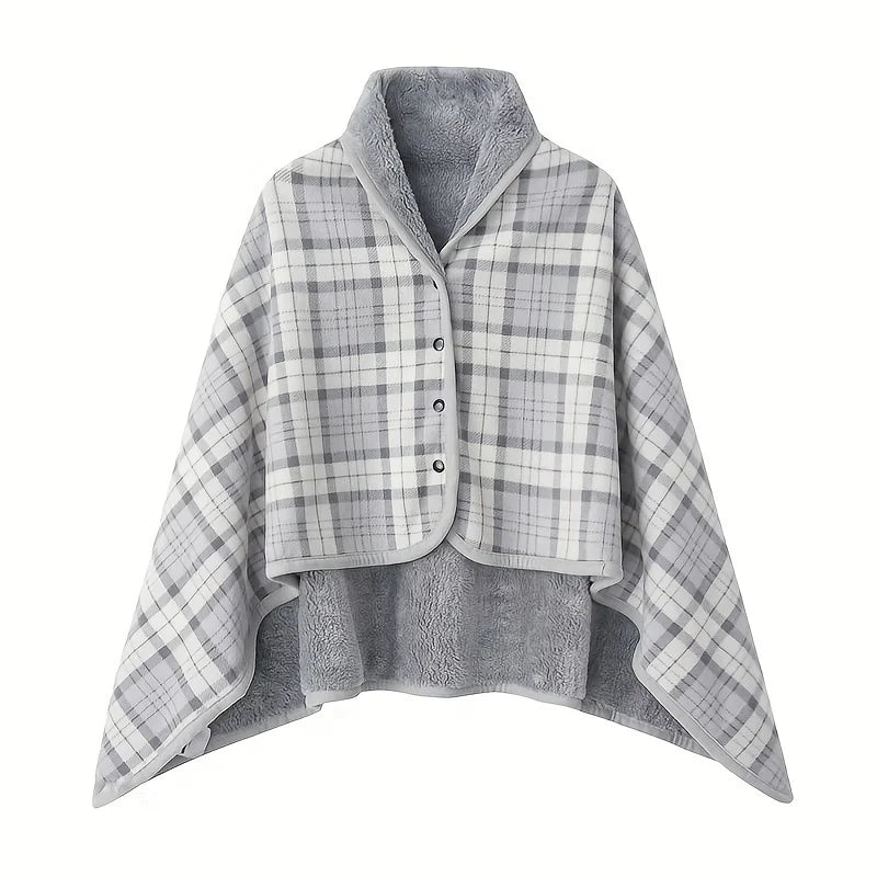 Wearable Flannel Shawl Blanket
