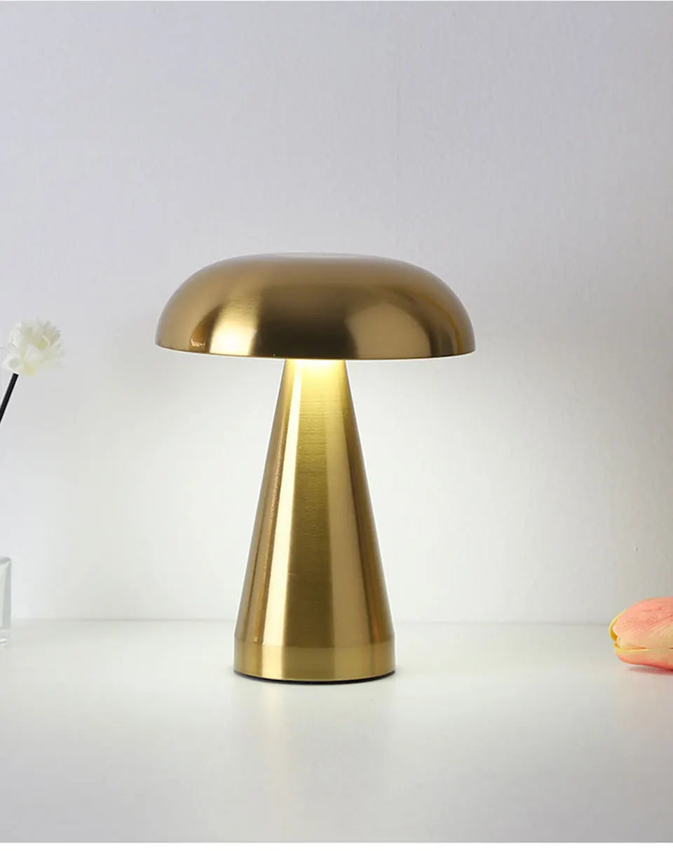 Retro Mushroom Touch Table Lamp