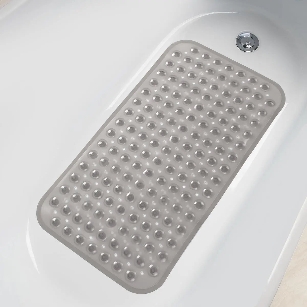 Suction Cup Bathtub Mat With Drain Holes