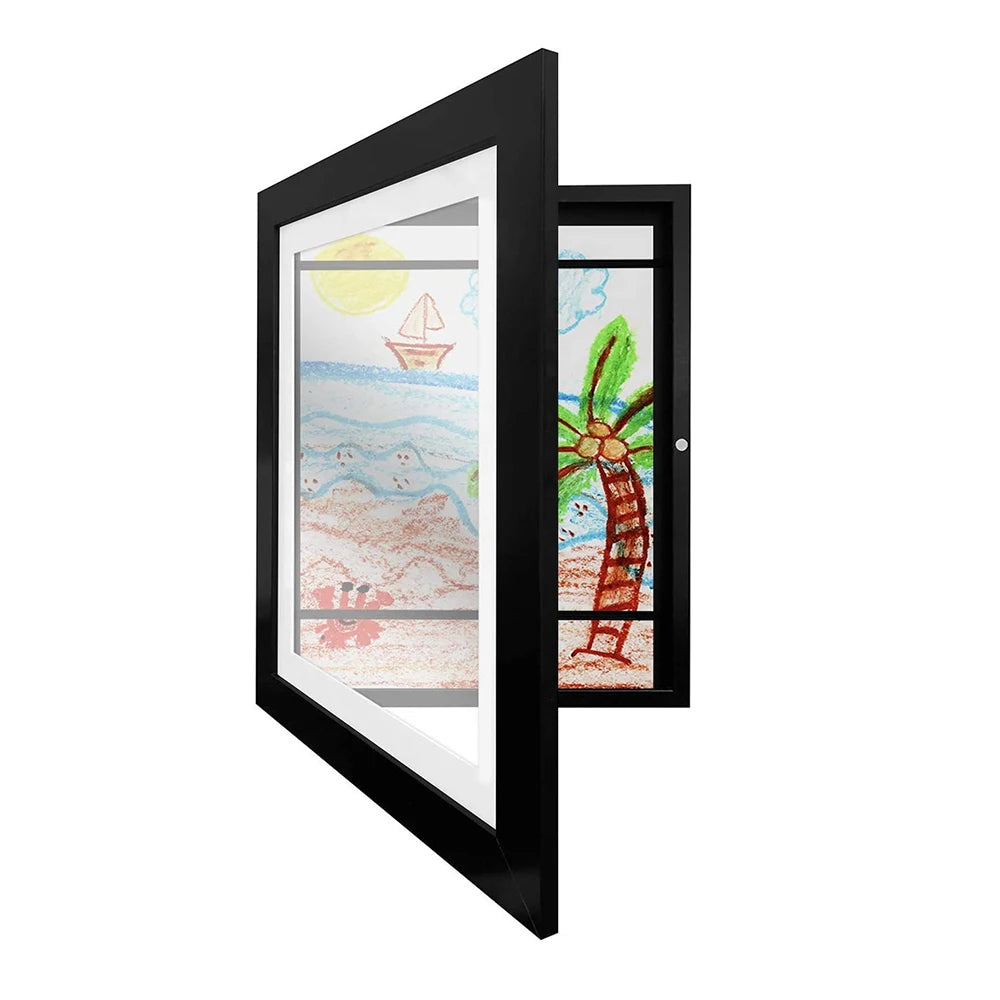 Front Opening Kids Art Display Frame