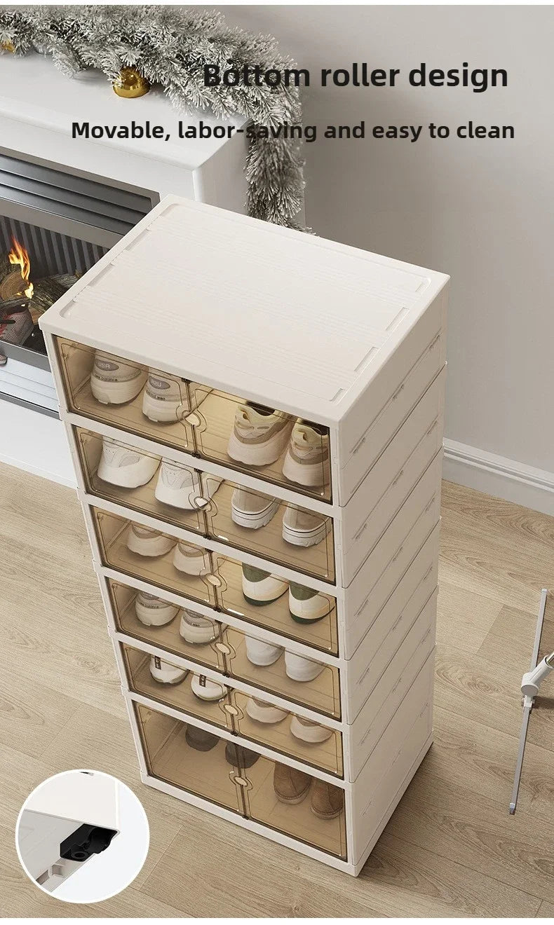 Foldable Transparent Shoe Storage Box