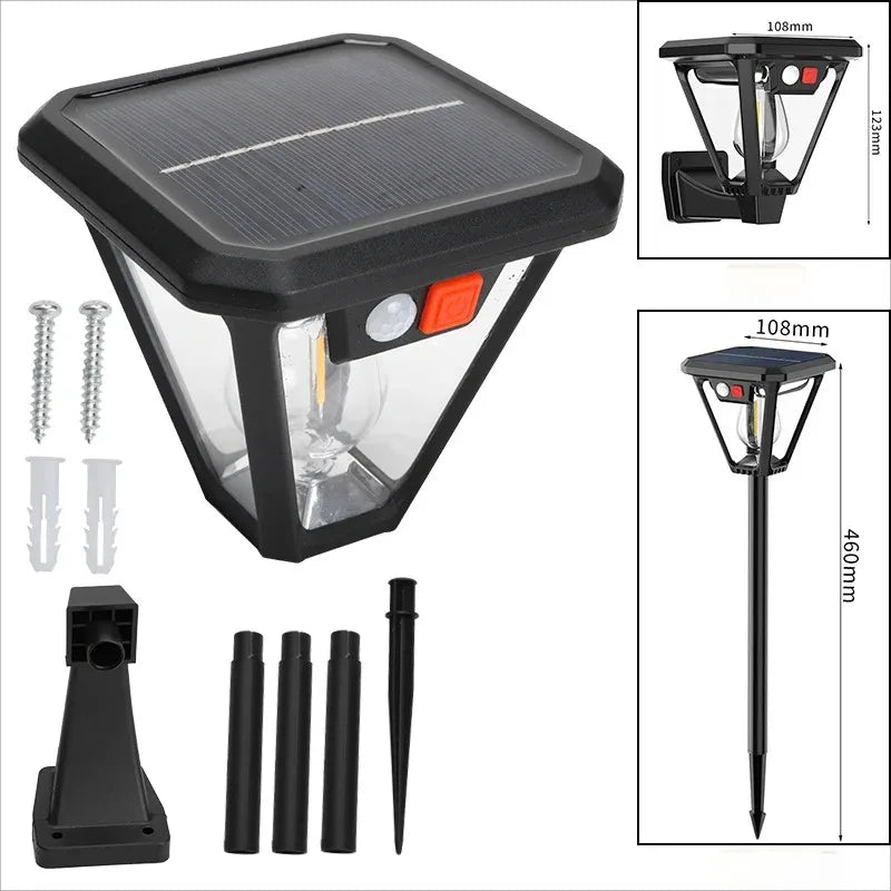 Solar Motion Sensor Wall Light