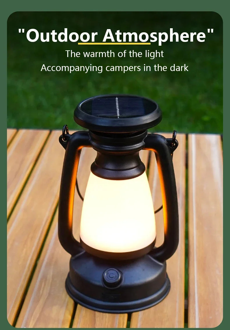 USB Rechargeable Camping Light Portable Camping Lanterns Hanging Tent