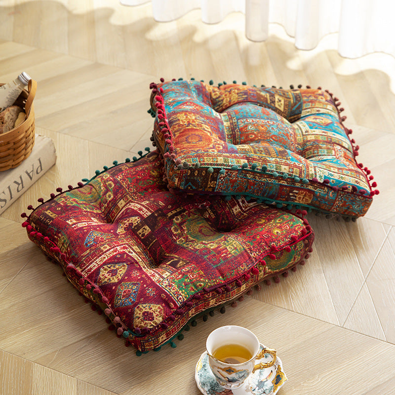 Bohemian Square Floor Seat Cushion