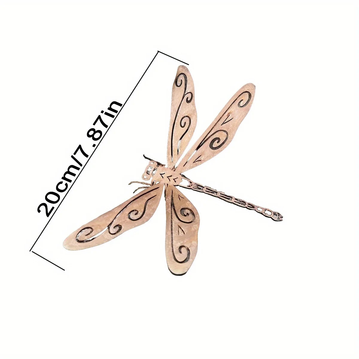 Metal Dragonfly Garden Stake