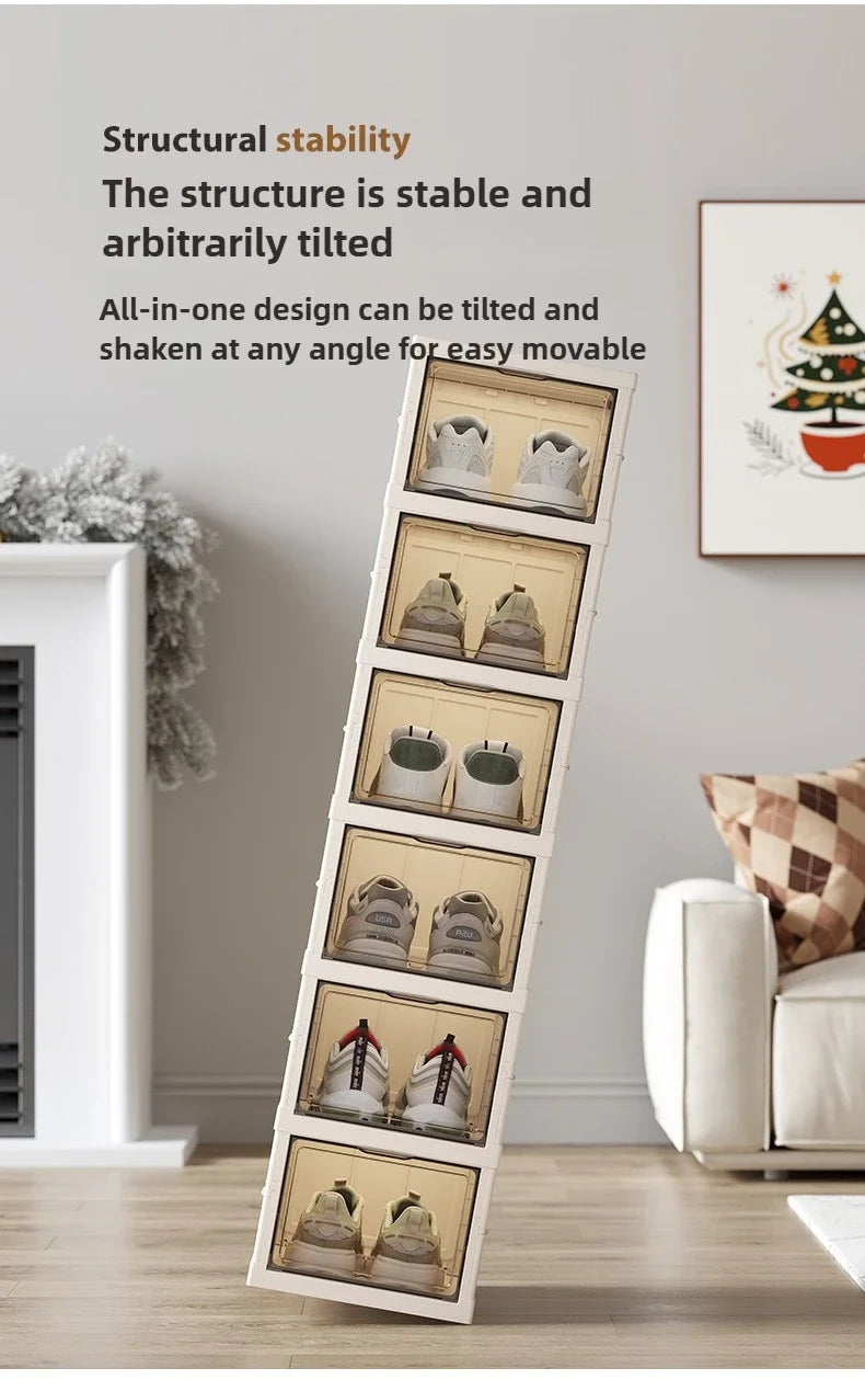 Foldable Transparent Shoe Storage Box