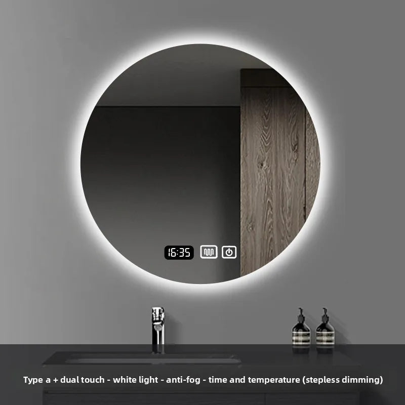 Smart Anti-Fog Round Vanity Mirror