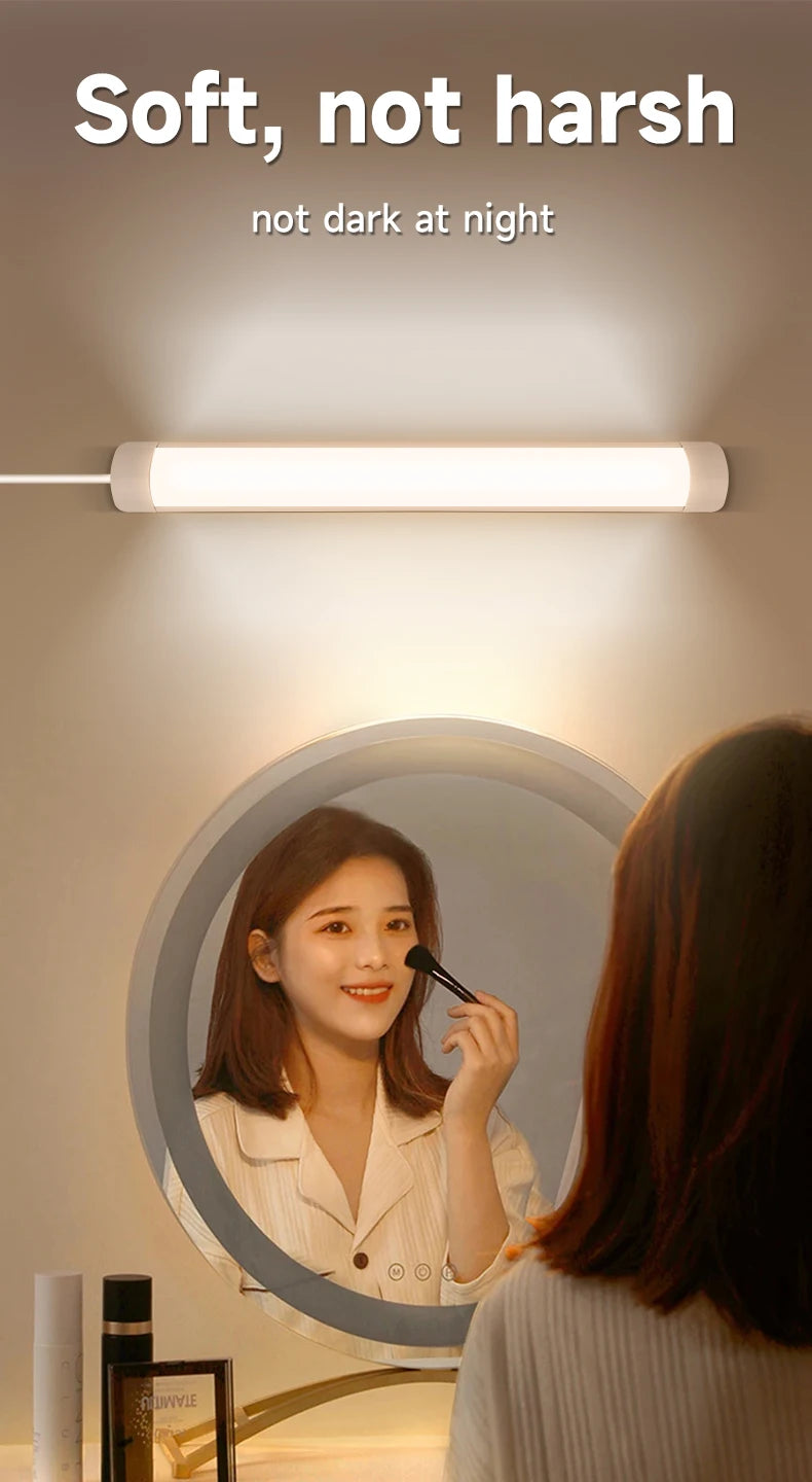 LED Tube Mirror Vanity Light