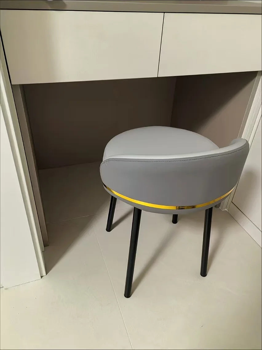 Modern Swivel Vanity Stool, 360 Rotating