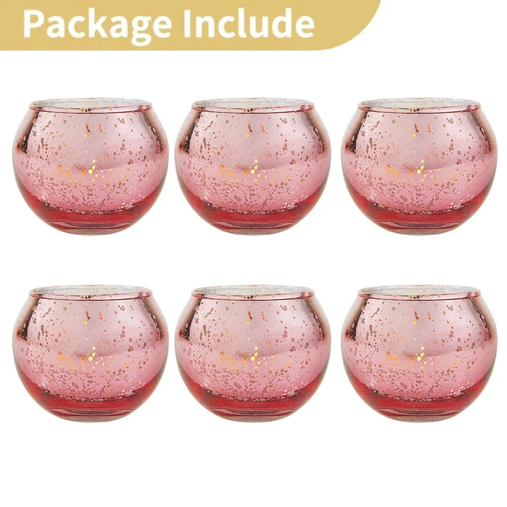 Mercury Glass Votive Candle Holders