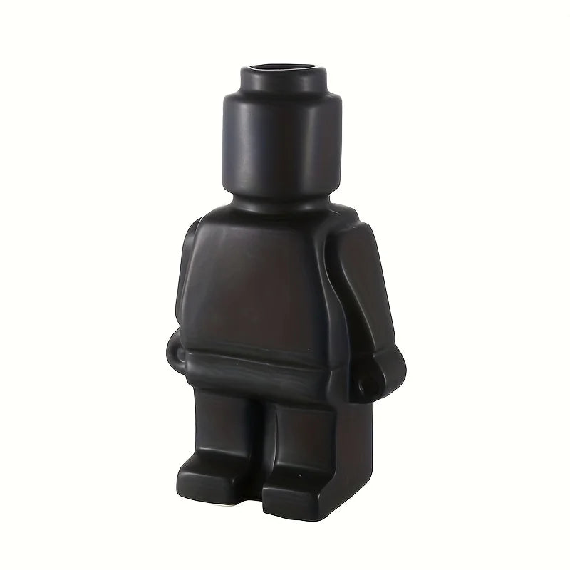Nordic Ceramic Robot Vase