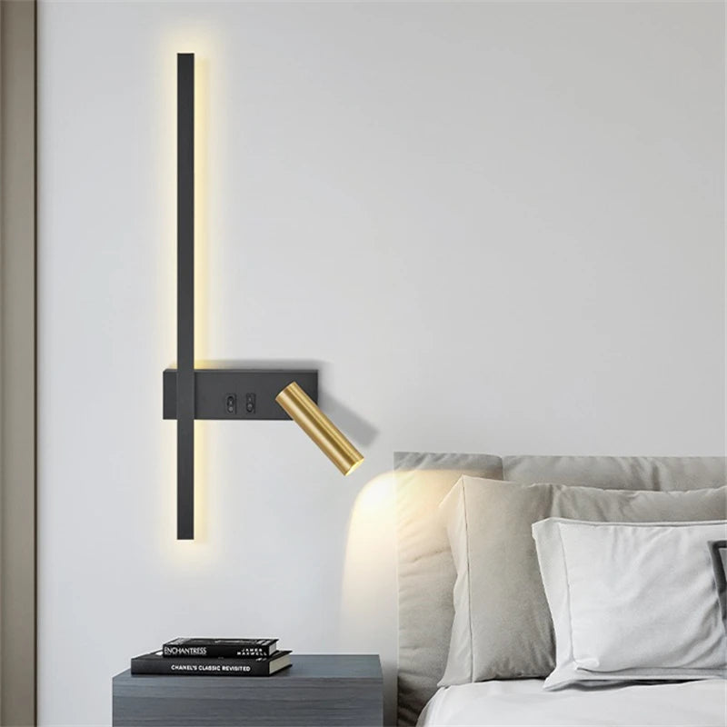 Wall lamp Nordic modern creative led simple living room sofa background