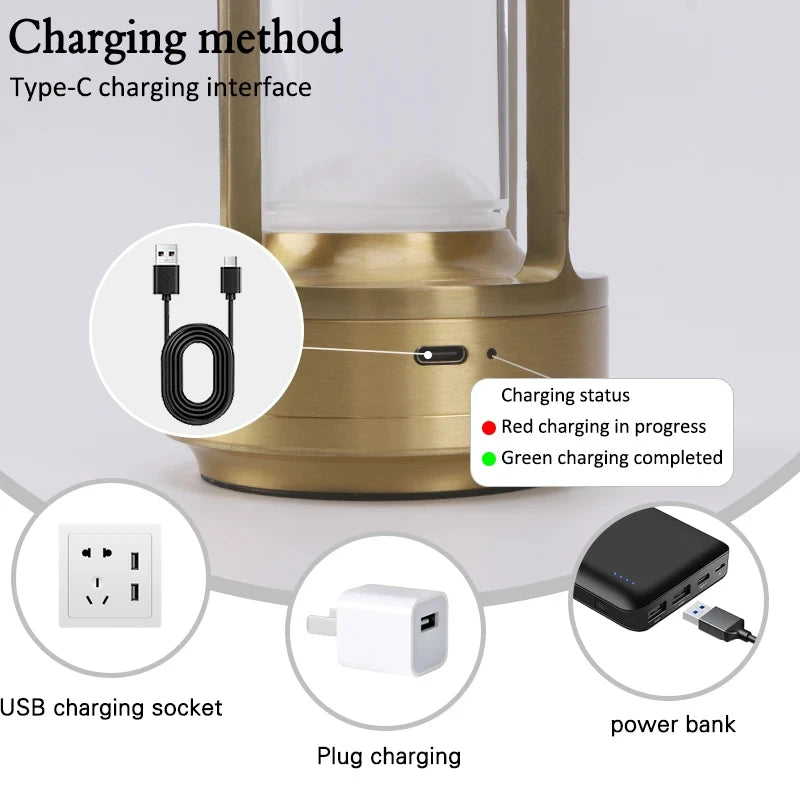 HOMEFISH Touch USB Table Lamp