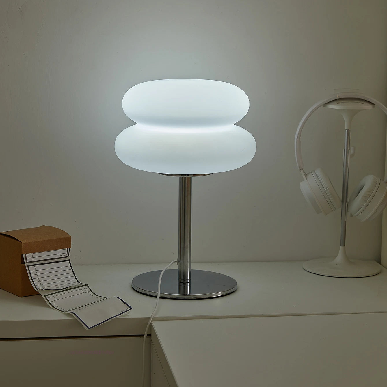 Creamy Tricolor Bedside Lamp