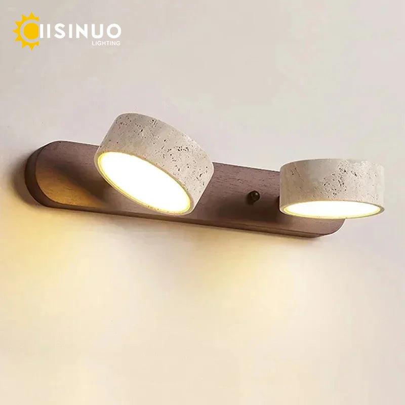 Travertine Stone Vanity Light
