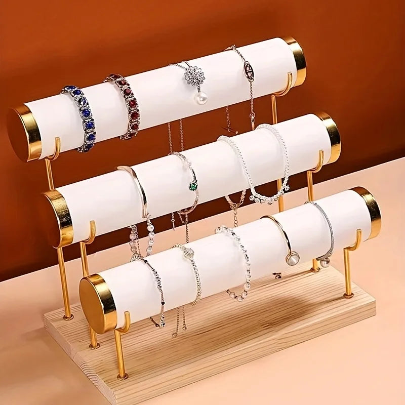 Wooden Jewelry Display Stand