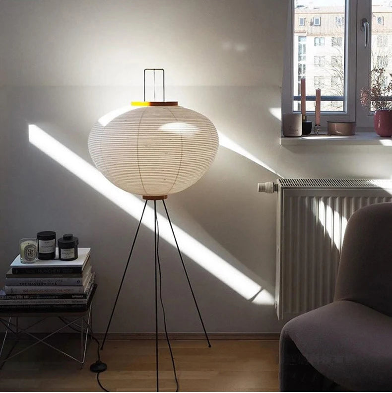 Japanese Xuan Paper Floor Lamp