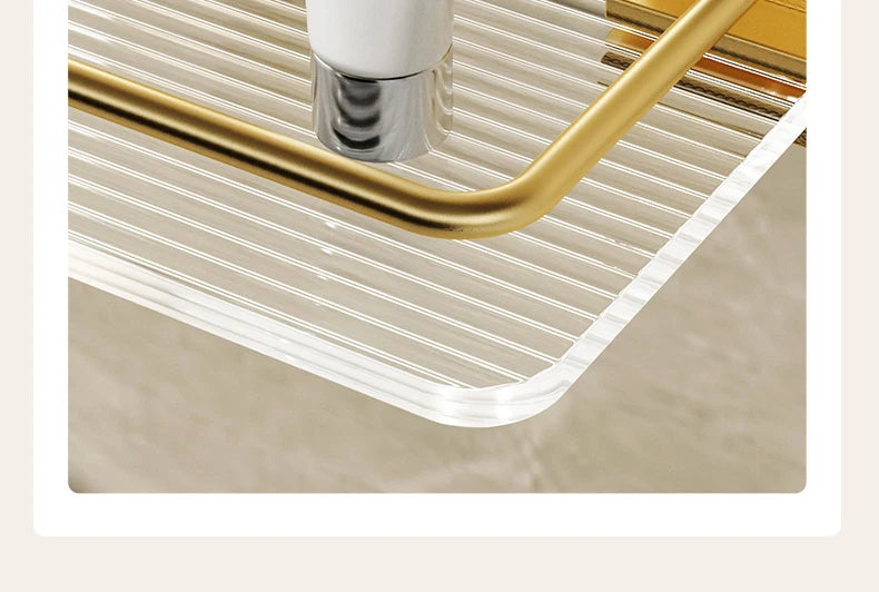 Punch-free Acrylic Bathroom Shelf