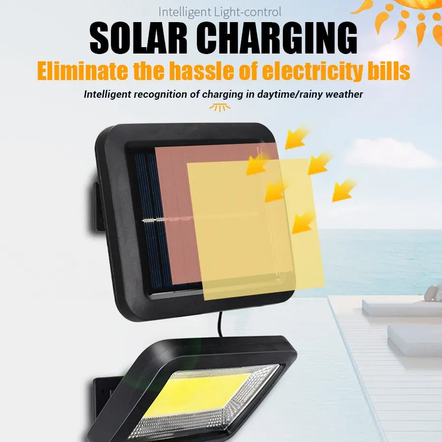 Solar Motion Sensor COB Wall Light