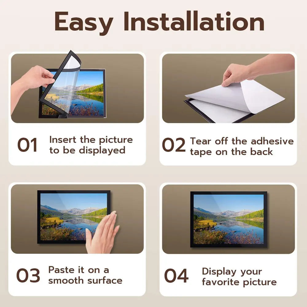 Magnetic A4 Photo Frames 10 Pack