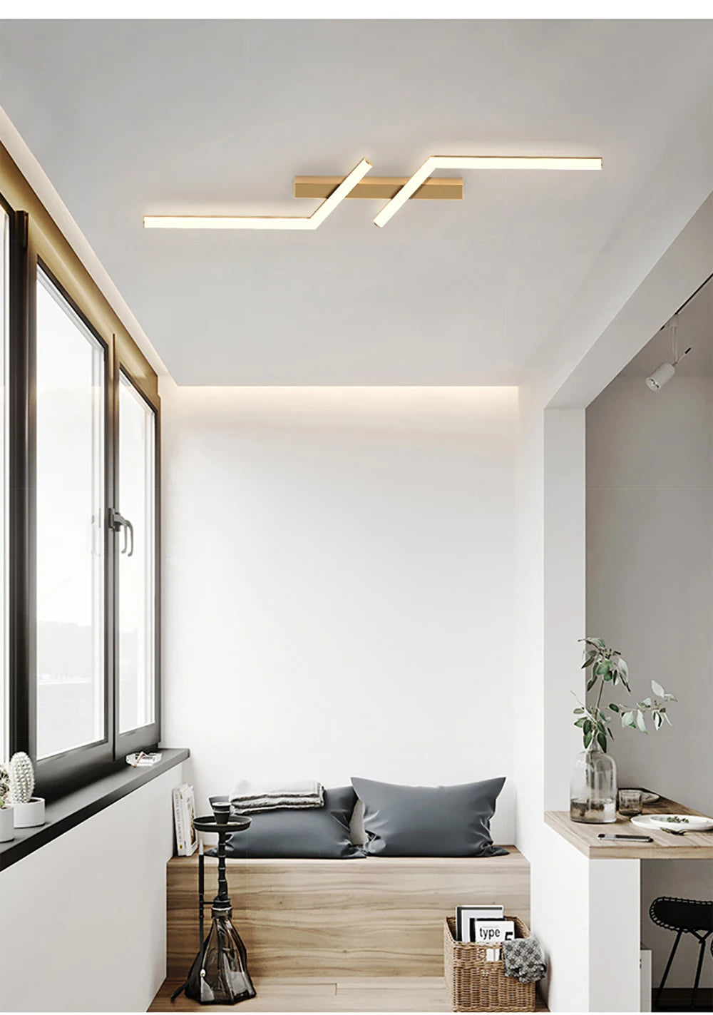 Modern Line LED Ceiling Light
