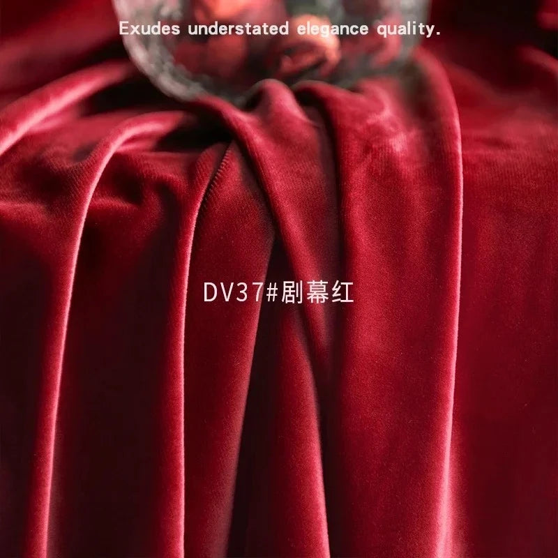 Burgundy Velvet Blackout Curtain