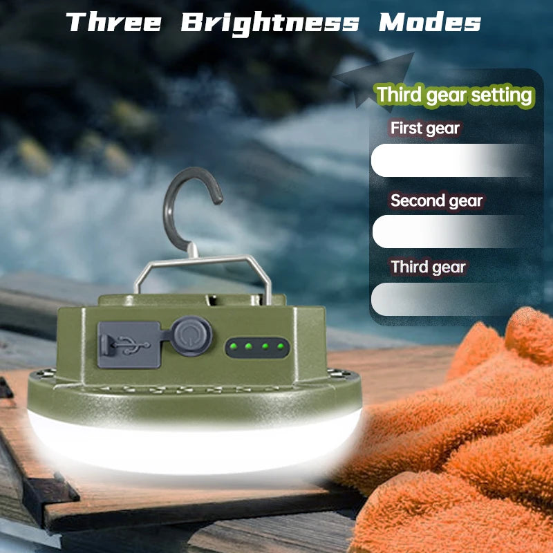 MOSLIGHTING 9900maH LED Outdoor Camping Light Rechargeable Tent Light