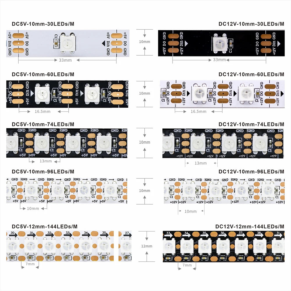 WS2812B Smart Pixel LED Strip