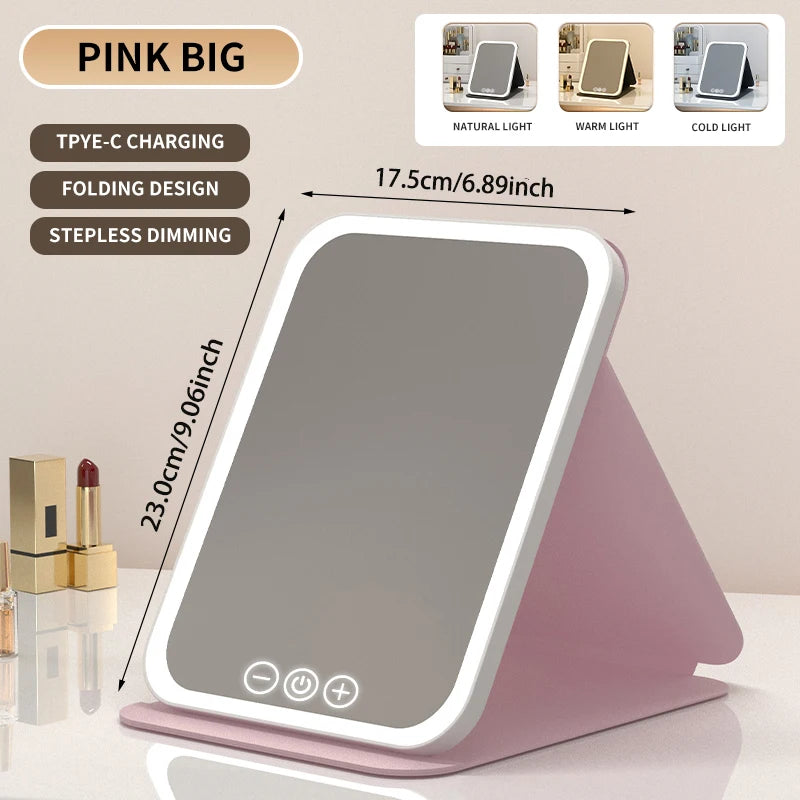 3 Color LED Makeup Mirror