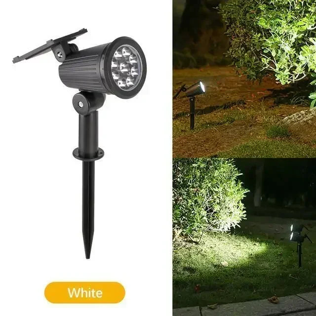 Adjustable Solar Spotlight for Garden Path