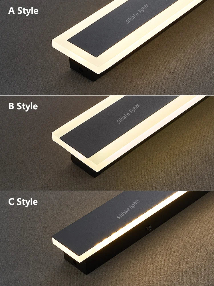 Linear LED Outdoor Wall Light