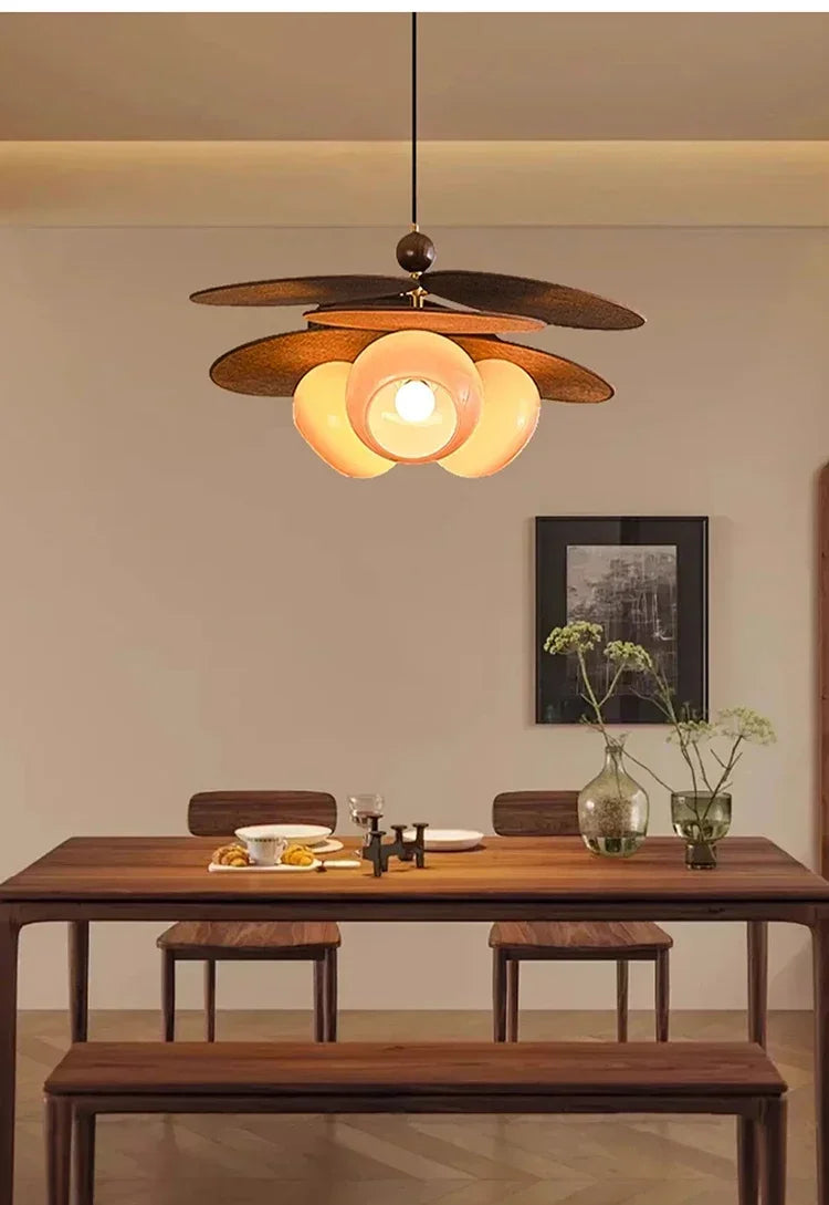Rattan Weave Vintage Pendant Light