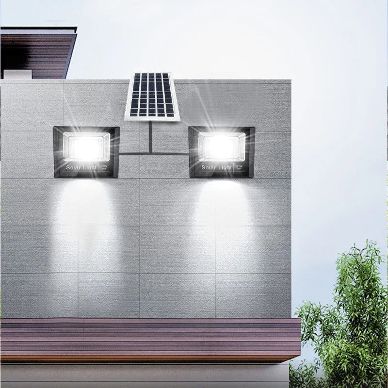 400W Solar Two-Head Flood Light