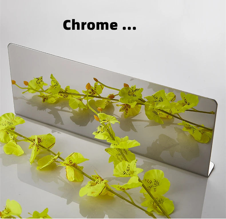 Black/ Chrome Bathroom Shelf Thicken Stainless Steel Corner Shelves Towel Rack Shampoo Holder Kitchen Storage Rack 20/30/40/50cm