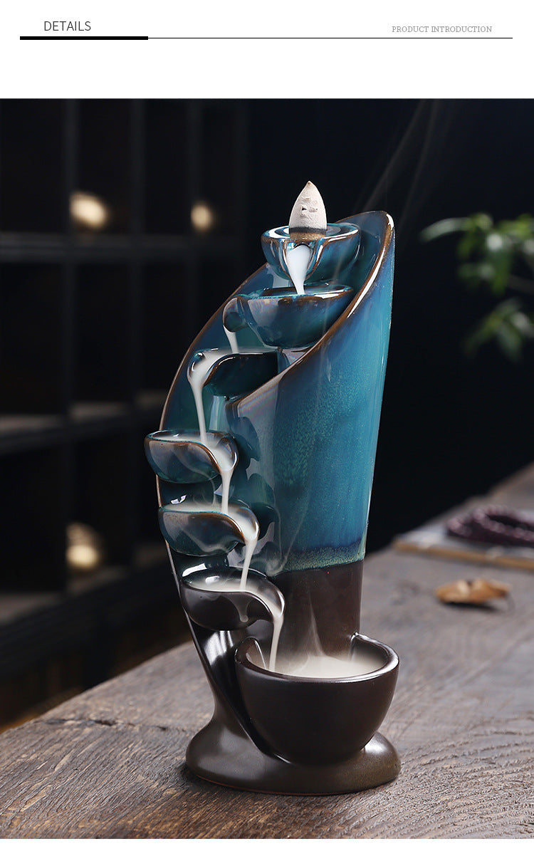 Handmade Torch Waterfall Incense Burner