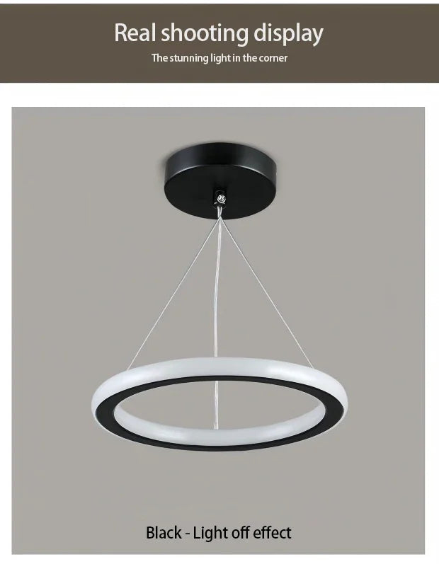 Three Colour LED Ceiling Chandelier
