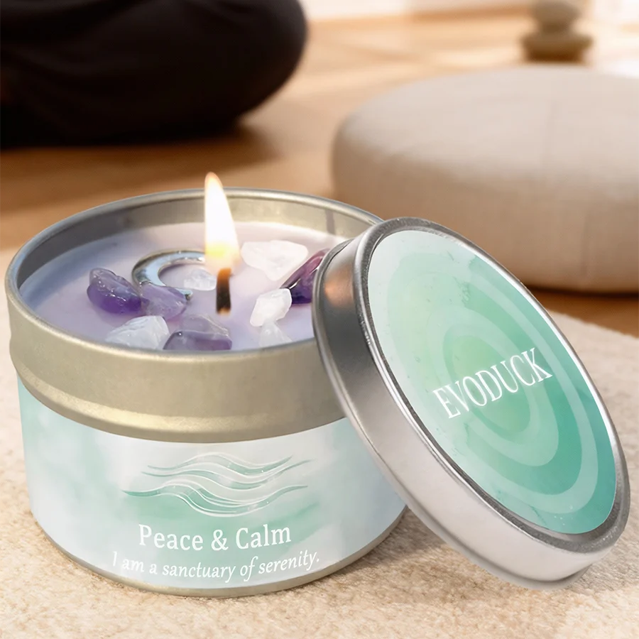 Law of Attraction Peace Ritual Candle, Lavender & Chamomile Aroma