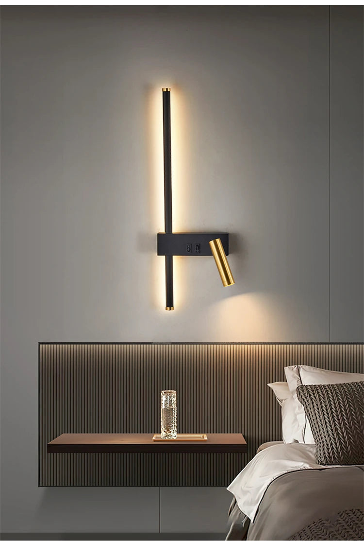 Wall lamp Nordic modern creative led simple living room sofa background