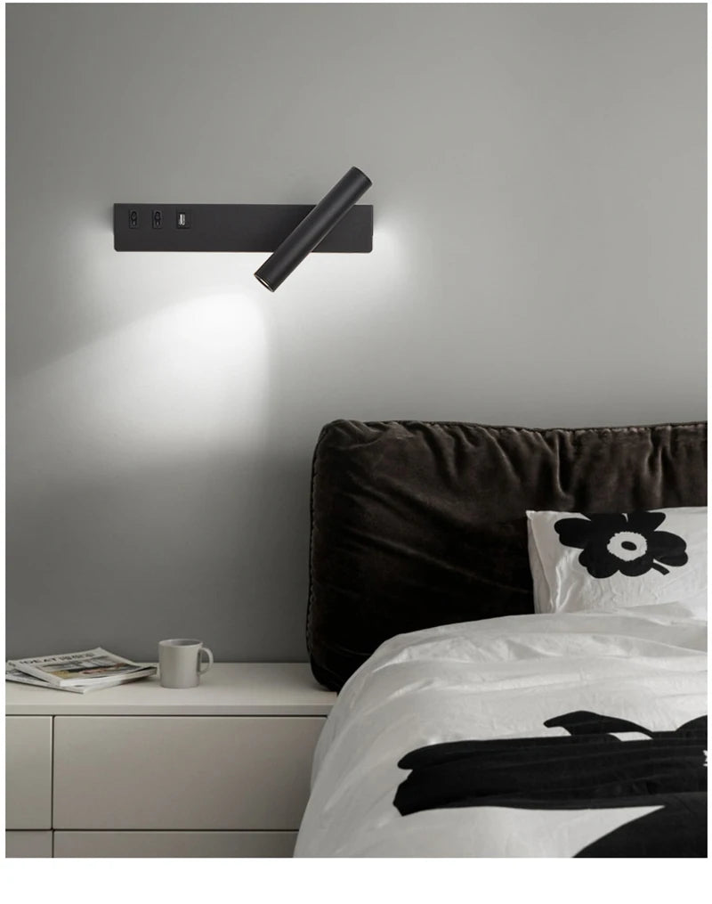 Bedside Reading Spot Wall Lamp