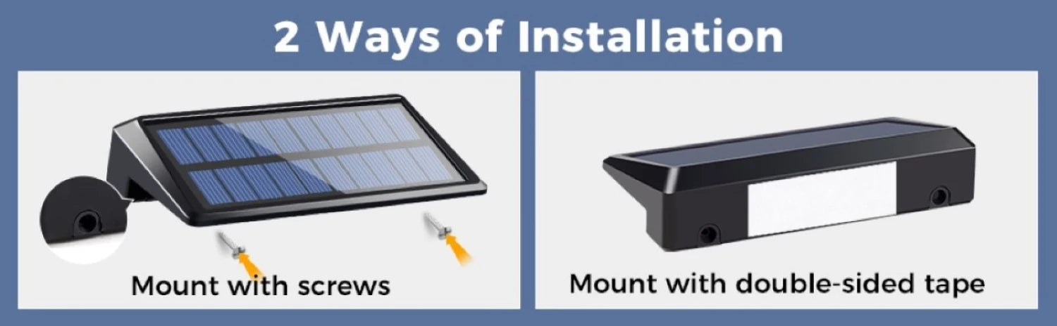 Solar Fence and Deck Lights 2 Pack