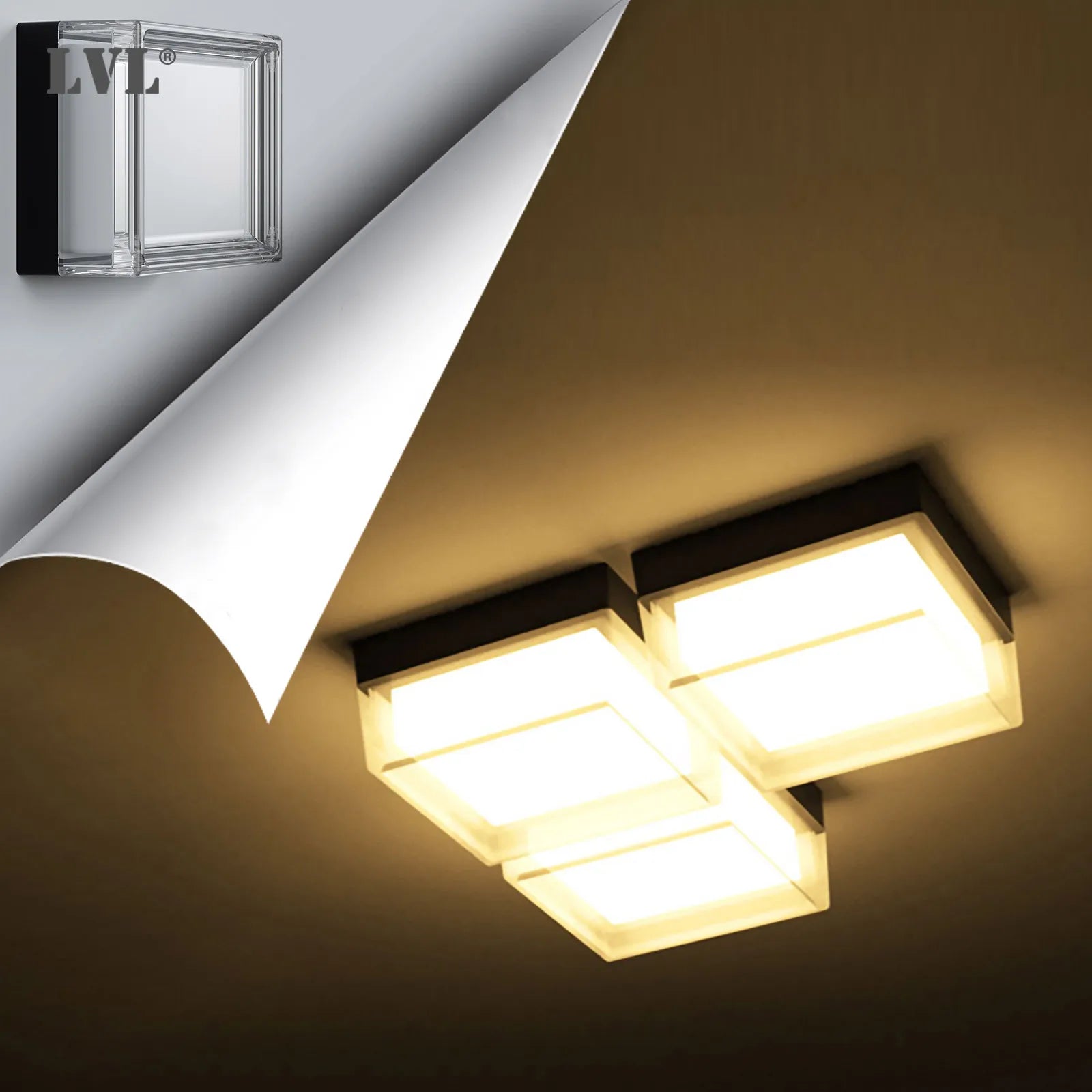 Modern 9W LED Outdoor Wall Lamp