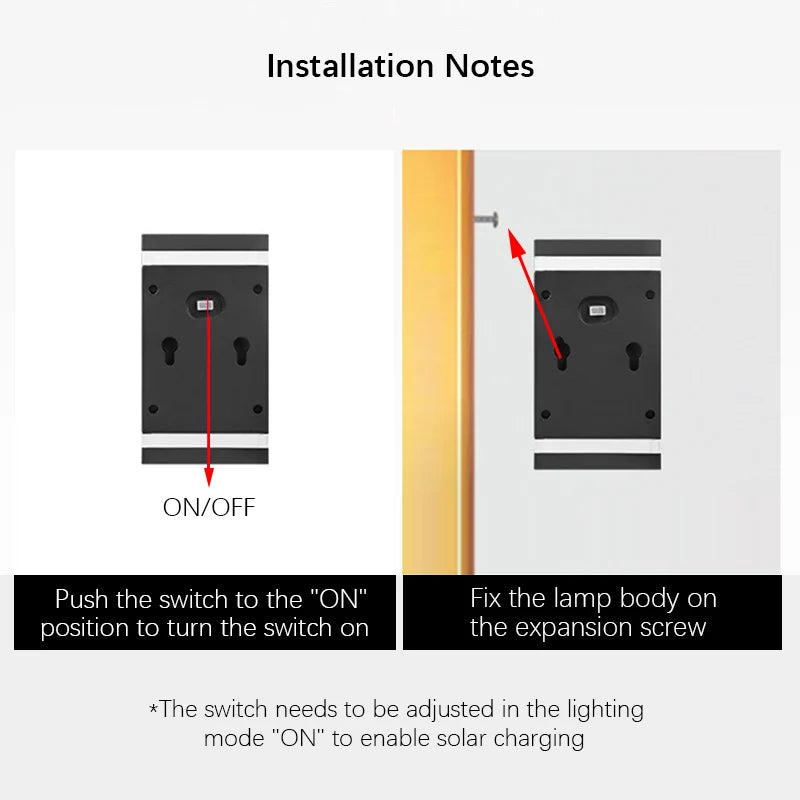 6 LED Solar Wall Washer Light