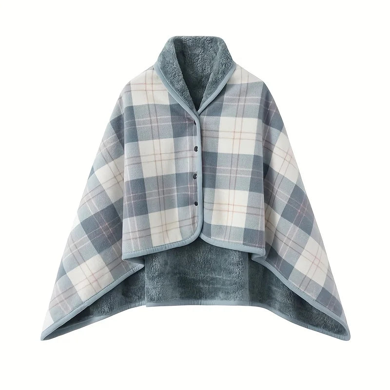 Wearable Flannel Shawl Blanket