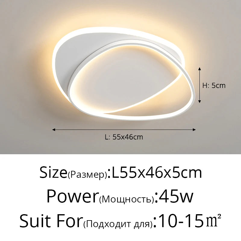 Modern LED Study Chandelier